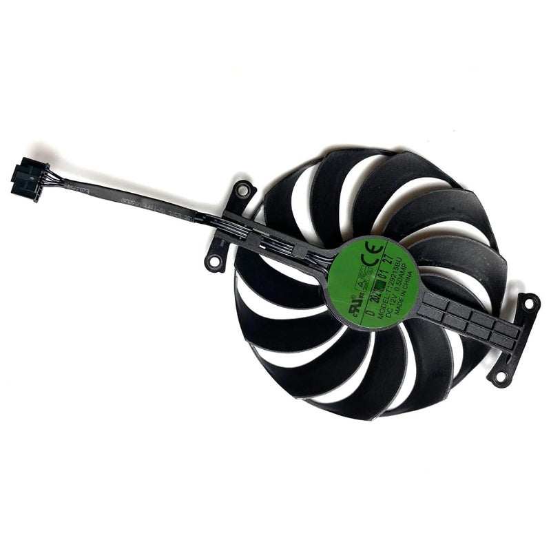 LTANDBR مروحة استبدال بطاقة الرسوميات ASUS Radeon RX6400 4GB Phoenix OC T129215BU FDC10U12D9-C CF1010U12D (T129215BU) - Image 3